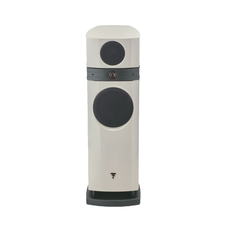 Focal Scala Utopia EVO M High-End 3-Way Floorstanding Hi-Fi Speaker (Off White High Gloss)