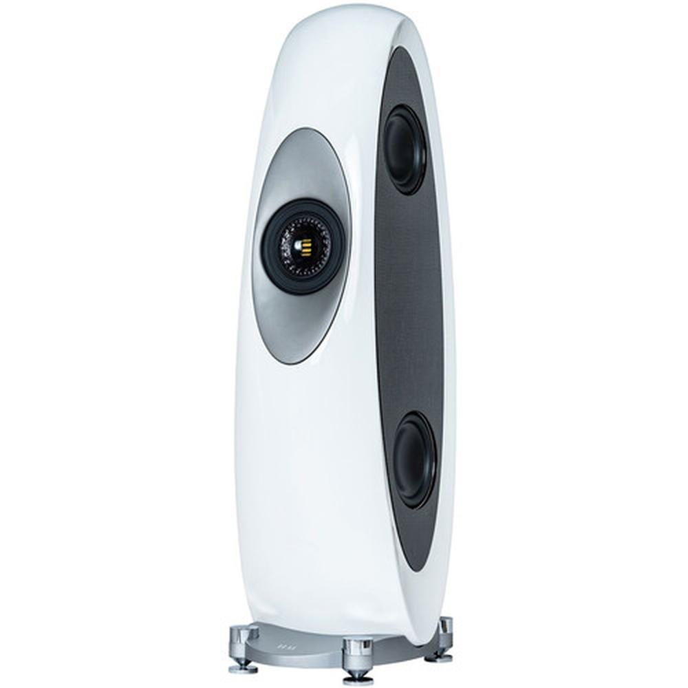 ELAC Concentro M Floorstanding Speaker (White High Gloss, Single)