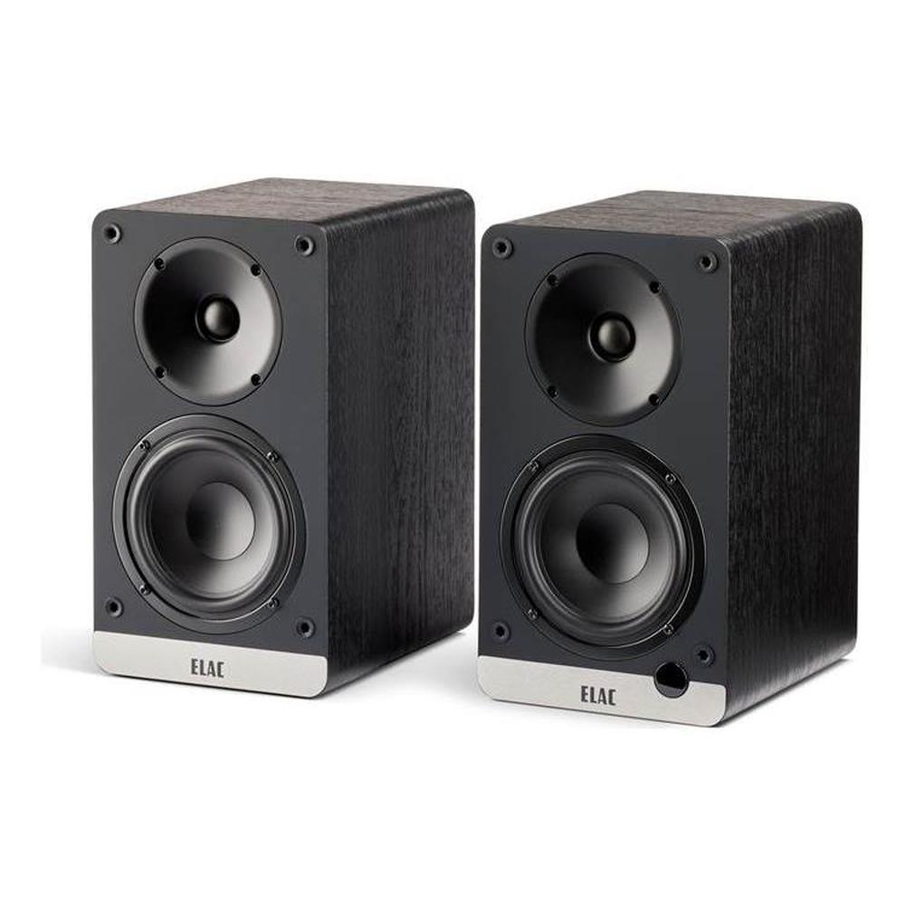 ELAC Debut ConneX DCB41 Powered bookshelf speakers with Bluetooth, HDMI and built-in phono preamp (Black) - (Pair)