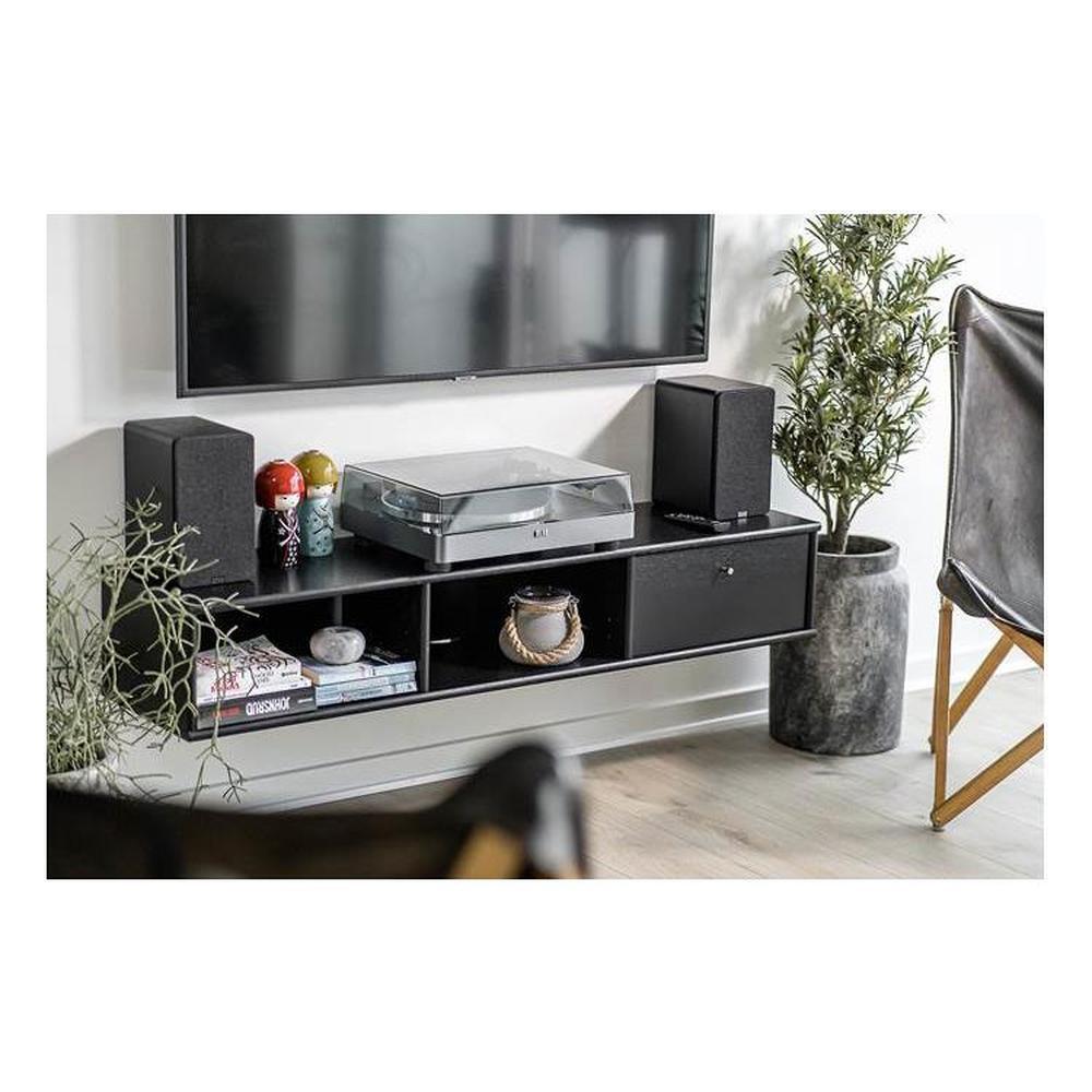 ELAC Debut ConneX DCB41 Powered bookshelf speakers with Bluetooth, HDMI and built-in phono preamp (Black) - (Pair)