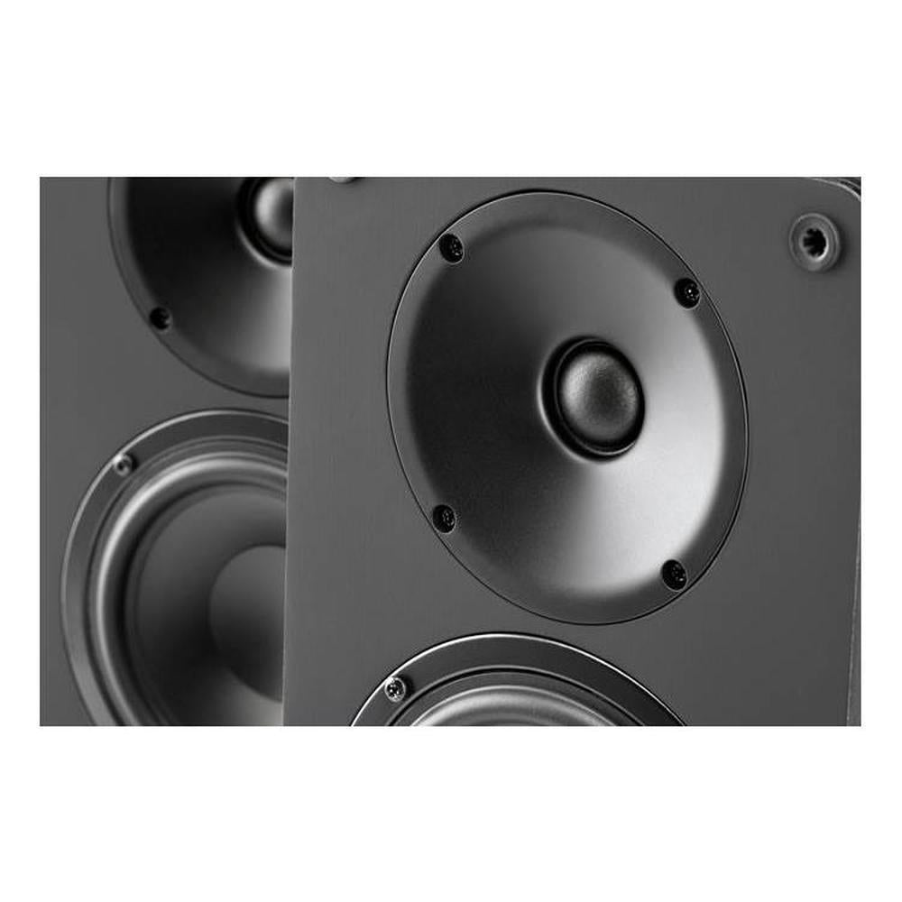 ELAC Debut ConneX DCB41 Powered bookshelf speakers with Bluetooth, HDMI and built-in phono preamp (Walnut) - (Pair)