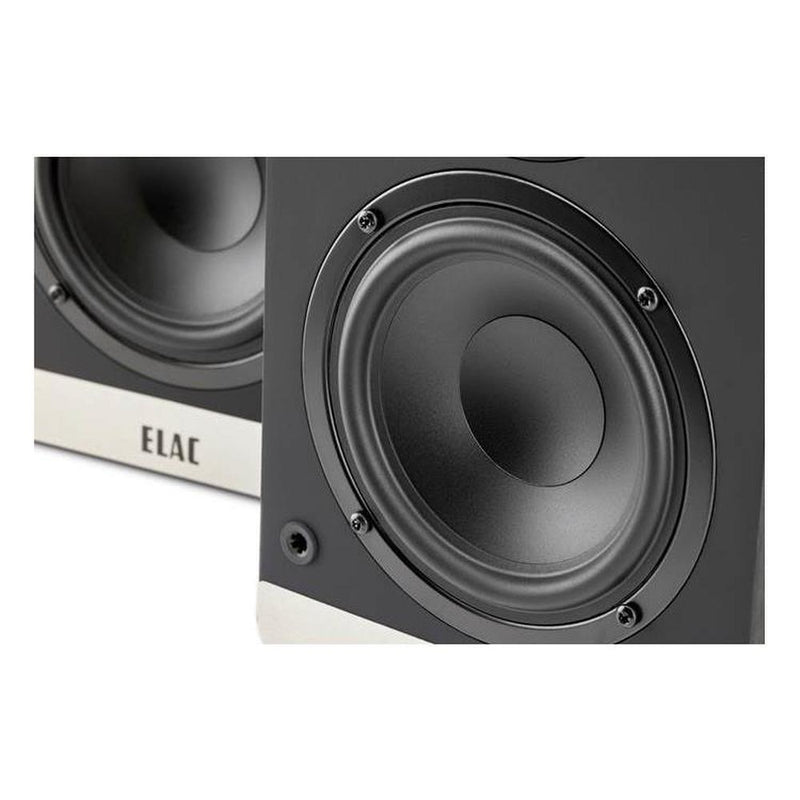 ELAC Debut ConneX DCB41 Powered bookshelf speakers with Bluetooth, HDMI and built-in phono preamp (Walnut) - (Pair)