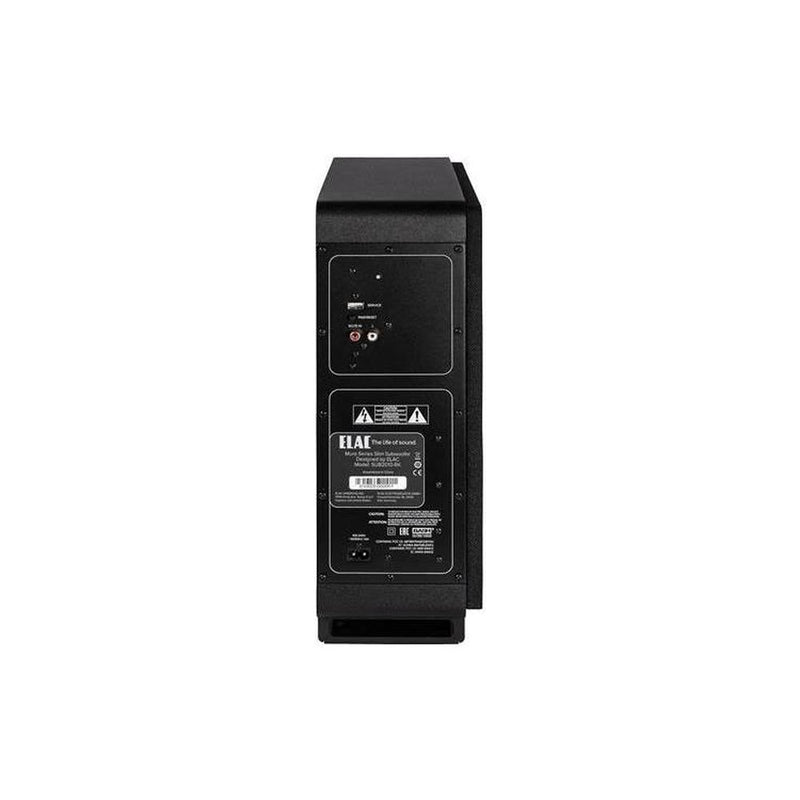 ELAC Muro SUB2010 Compact subwoofer with optional wireless capability and Bluetooth app control (Black)