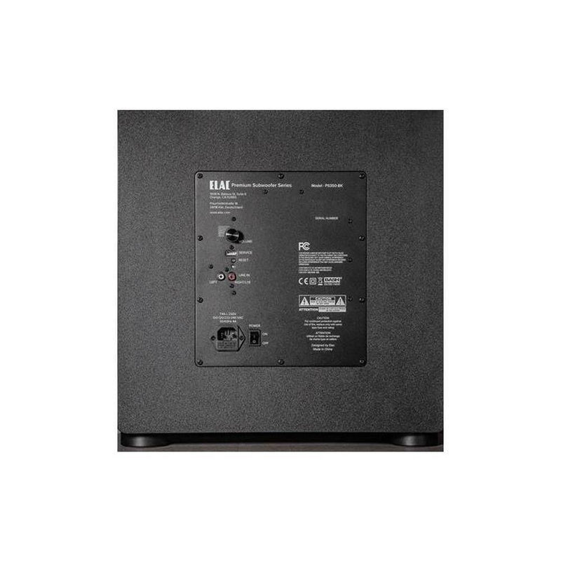 ELAC Varro PS350-BK Premium 12" powered subwoofer with Bluetooth app control and Auto EQ