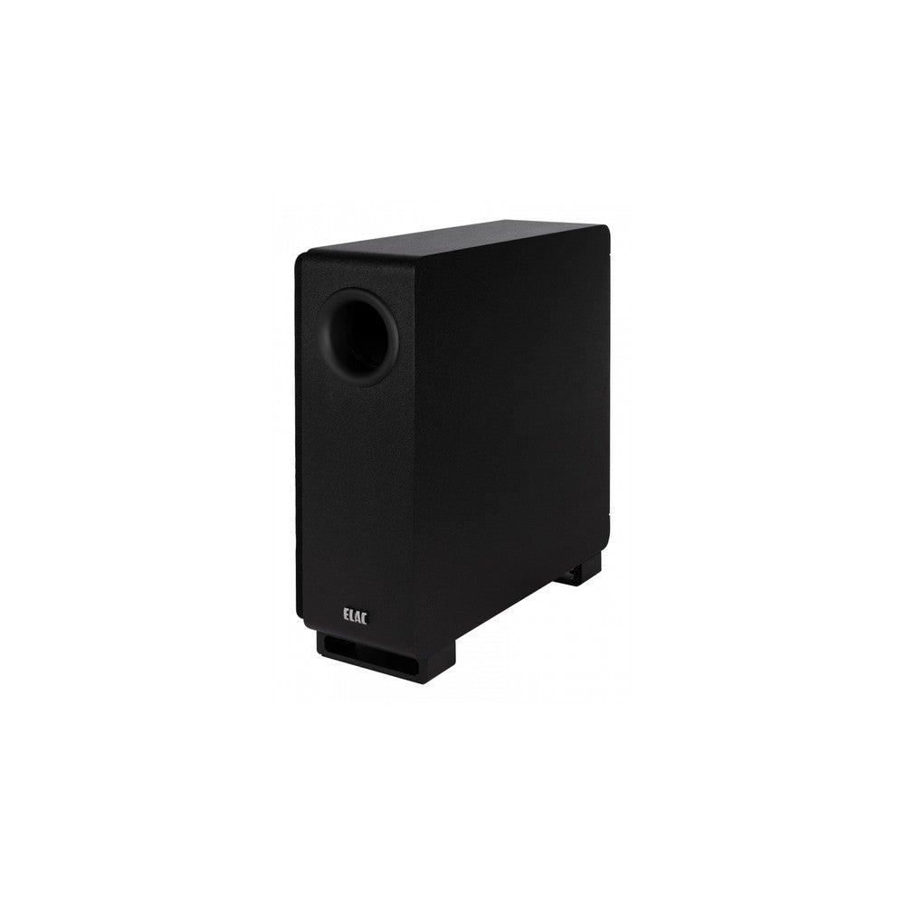 ELAC Muro SUB2010 Compact subwoofer with optional wireless capability and Bluetooth app control (Black)
