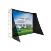 Elite GSP0810-IPW350 GolfSim Portable Multi-Sport/Golf Simulator Impact Screen, Folding-Frame Design with Enclosure Panels, Viewable 62.8