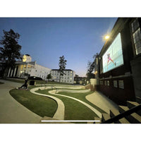 Draper Flex Zip XL 340 Diag. (170x300) - HDTV [16:9]- E Screen 1% White - with Side Zip Channels - Black Case - Custom