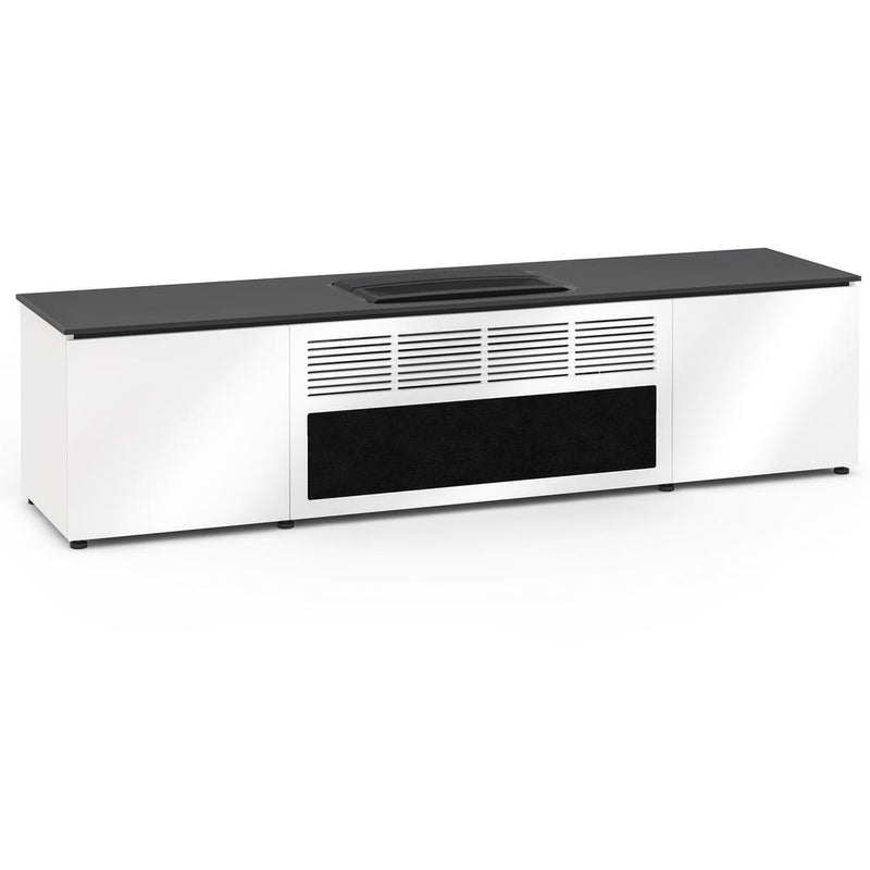 Salamander Designs Miami 245 Cabinet for integrated Hisense PX3-PRO UST Projector - Gloss White - C2/HSEPX3/245/MM/GW