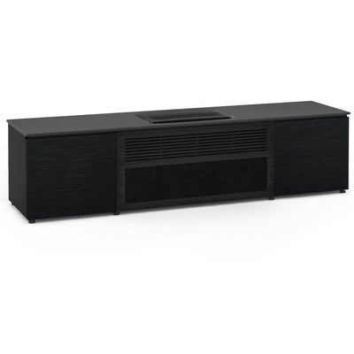 Salamander Designs Chicago 245 Cabinet for integrated Hisense PX3-PRO UST Projector - Black Oak - C2/HSEPX3/245/CH/BK