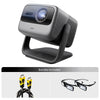 JMGO N1S Ultimate Triple-Laser 4K Lifestyle Projector with 3300 ISO Lumens & Google TV Includes Pair of 3D Glasses and 4K HDMI 2.1 Cable Bundle