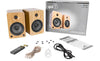 Kanto YU6 Powered stereo speakers with Bluetooth and phono preamp (Bamboo) - YU6BAMBOO
