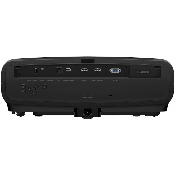 Epson LS12000 4K Home Theater Laser Projector with 2700 Lumens - Black - [Manufactured Refurbished]