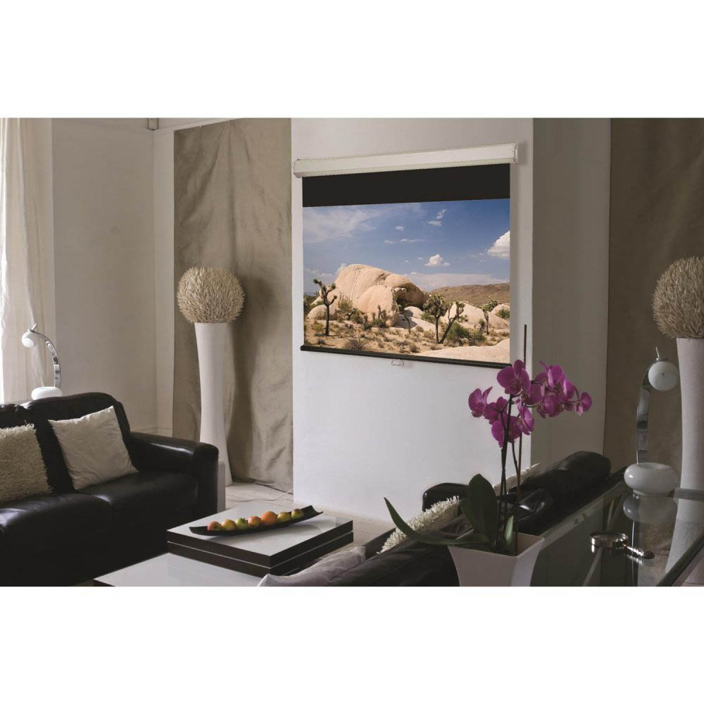 Draper 206064-Black-CUSTOM Luma 2 137 diag. (84x108) - AV Format - Contrast Grey XH800E 0.8 Gain