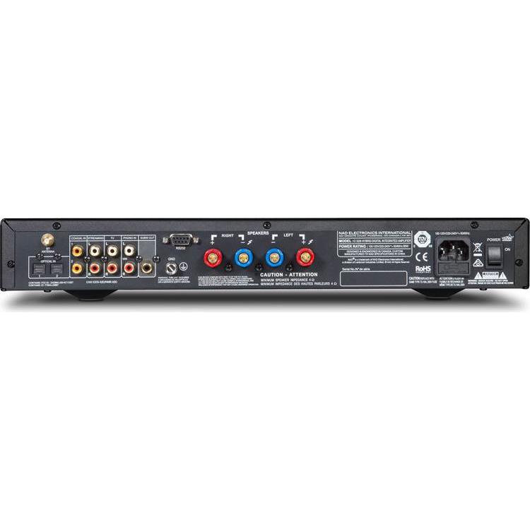 NAD C 328 Stereo integrated amplifier with built-in DAC and Bluetooth