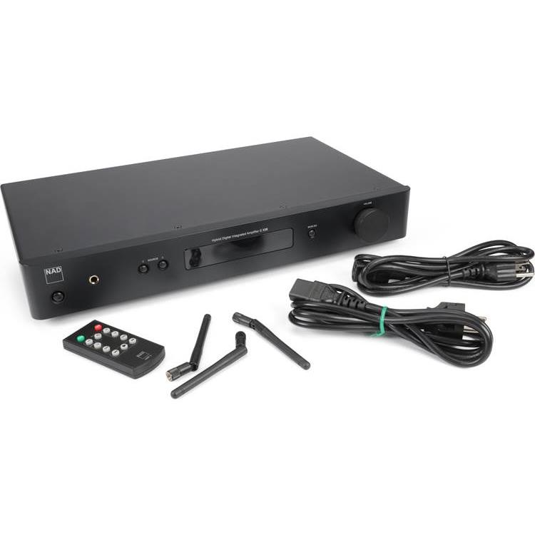 NAD C 338 Stereo integrated amplifier with built-in DAC, Wi-Fi and Bluetooth