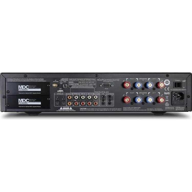 NAD C 368 Stereo integrated amplifier with built-in DAC and Bluetooth