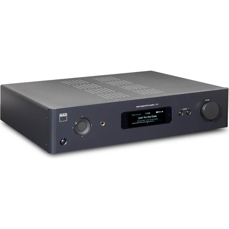 NAD C 389 BluOS-D Integrated amp with DAC, Bluetooth and pre-installed MDC2 BluOS-D module
