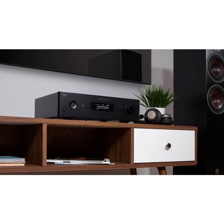 NAD C 399 BluOS-D Integrated amp with DAC, Bluetooth and pre-installed MDC2 BluOS-D module