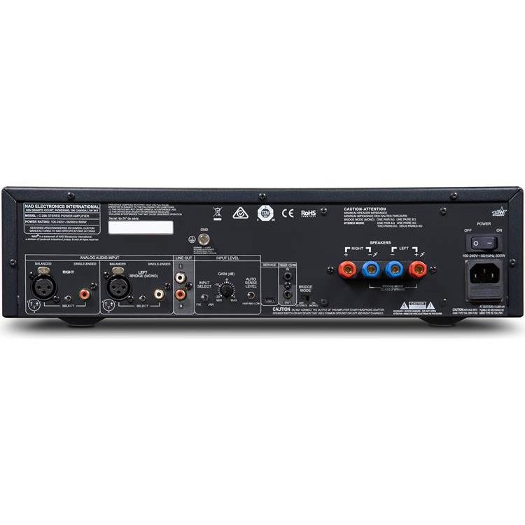NAD C298 Stereo power amplifier