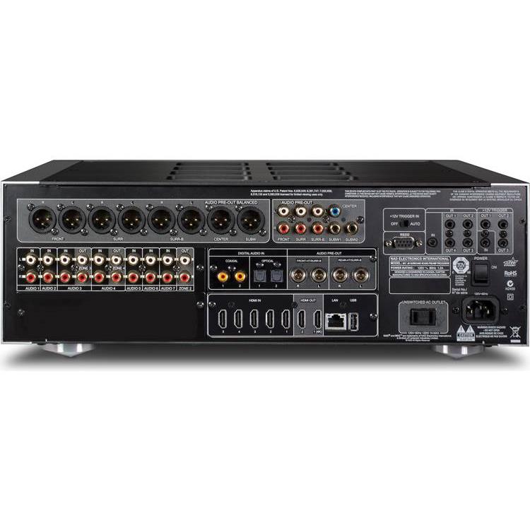 NAD Master Series M17 V2i Home theater preamp/processor with 11.2-channel processing, Dolby Atmos, Apple AirPlay 2 and Dirac Live room correction