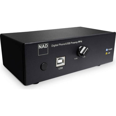 NAD PP 4 Phono preamplifier for moving magnet and moving coil cartridges with USB output