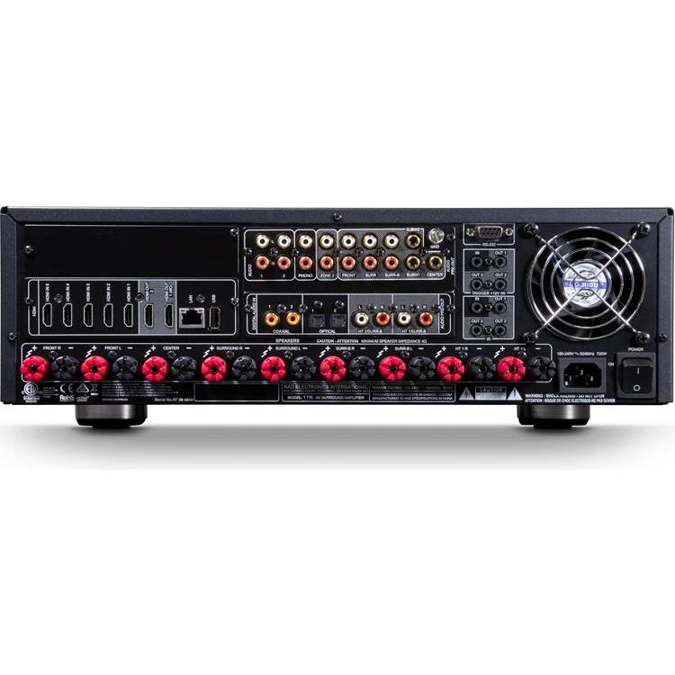 NAD T 778 9.2-channel home theater receiver with Wi-Fi, BluOS, Bluetooth, Apple AirPlay 2 and Dolby Atmos