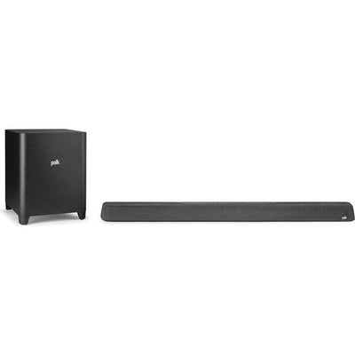 Polk MagniFi MAX AX Powered 3.1.2-channel sound bar and wireless subwoofer system with Wi-Fi Bluetooth Apple AirPlay 2 DTS:X and Dolby Atmos
