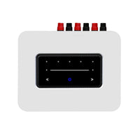 Bluesound POWERNODE Streaming music player with built-in stereo amplifier, Wi-Fi, Bluetooth and Apple AirPlay 2 (White) - N331