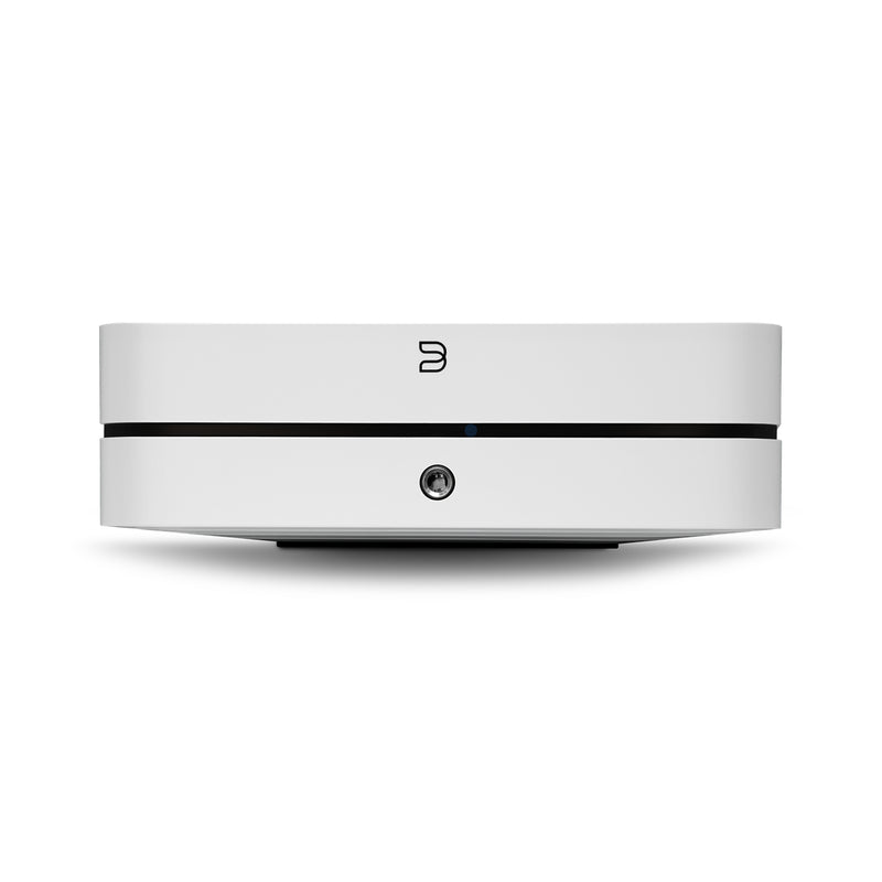 Bluesound POWERNODE Streaming music player with built-in stereo amplifier, Wi-Fi, Bluetooth and Apple AirPlay 2 (White) - N331