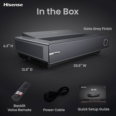 Hisense PX1-Pro TriChroma Triple Laser Cinema Projector 4K Ultra Short Throw - Open Box