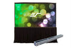 Elite Screens ALR/CLR QuickStand 5-Second Tab-Tension C5D, 145" Diag. 16:9, Manual Pull Up Projector Screen, Movie Home Theater 8K 4K Ultra HD 3D Ready, 2-YEAR WARRANTY, QS145HT-C5D