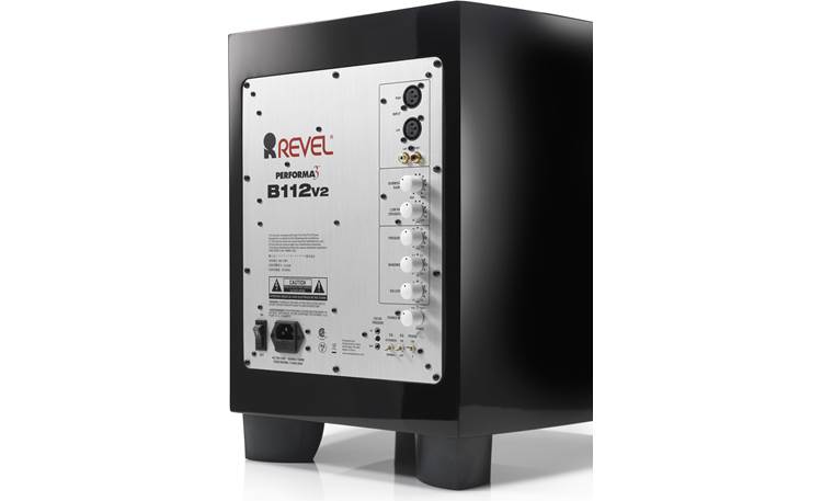 Revel Performa3 B112v2 12" powered subwoofer with parametric equalization controls (High-Gloss Black) - REVB112V2BLKAM