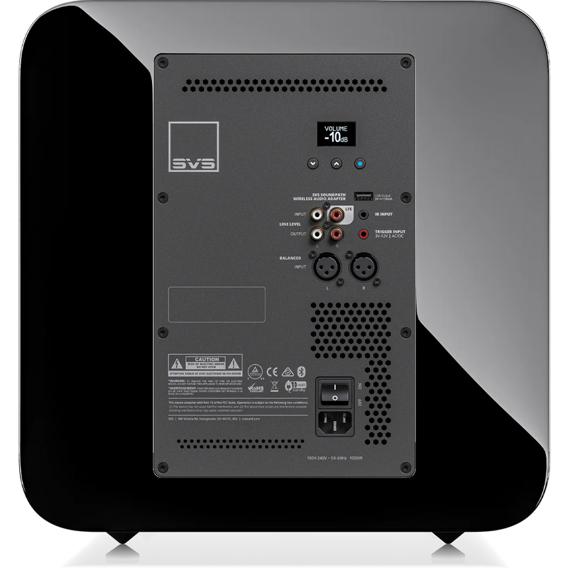 SVS SB-3000R Evolution Powered subwoofer with app control (Black Ash)