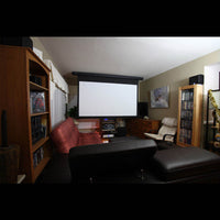 EluneVision 112" (55x98) 16:9 Reference Studio 4K Tab Tensioned AudioWeave 1.15 Gain Projector Screen