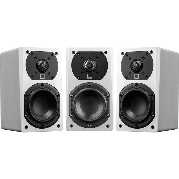 SVS Prime Satellite Pro 5.1 System 5.1-channel home theater speaker system with powered subwoofer (Piano Gloss White)