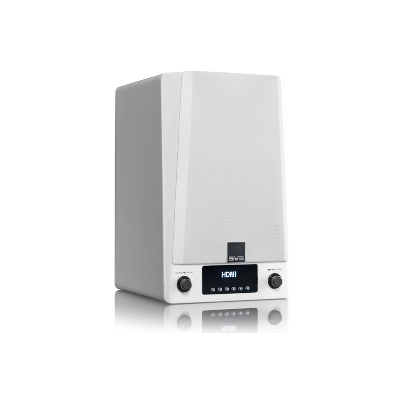 SVS Prime Wireless Pro Powered bookshelf speakers with Google Chromecast, DTS Play-Fi and Apple AirPlay 2 (White)