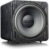 SVS SB-1000 Pro 12" powered subwoofer with digital processing and parametric equalization controls (Black Ash)