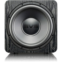 SVS SB-1000 Pro 12" powered subwoofer with digital processing and parametric equalization controls (Black Ash)