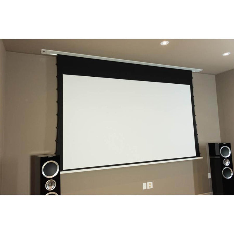 EluneVision 106" (52x92) 16:9 Reference Studio Tab-Tensioned In-Ceiling Screen 4K+ 1.0 Gain Projector Screen - EV-TIC-106-1.0
