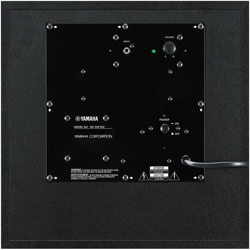 Yamaha NS-SW100 10" 100W Subwoofer (Black) - NS-SW100BL