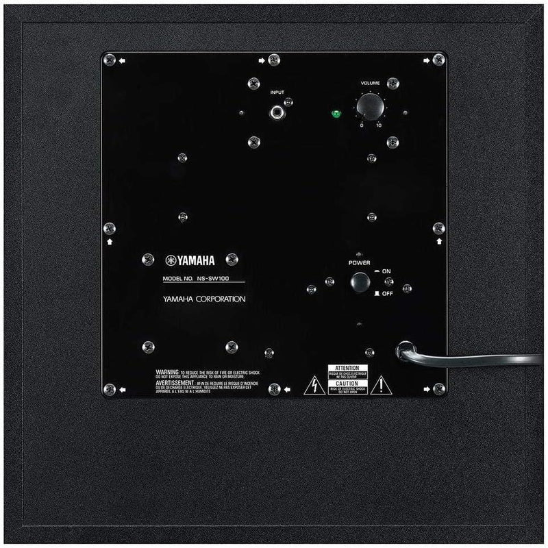 Yamaha NS-SW100 10" 100W Subwoofer (Black) - NS-SW100BL