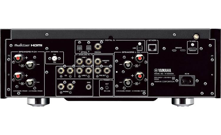 Yamaha R-N2000A Stereo receiver with Wi-Fi, Bluetooth, Apple AirPlay 2, and HDMI (Black) - R-N2000ABL