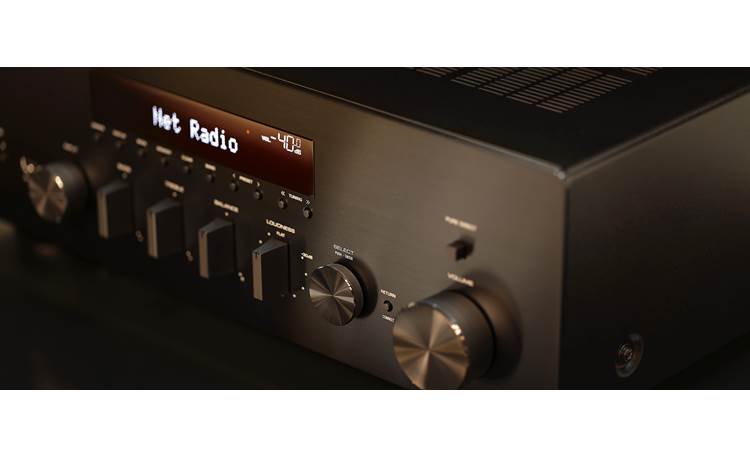 Yamaha R-N600A Stereo receiver with Wi-Fi, Bluetooth, and Apple AirPlay 2 (Black) - R-N600ABL