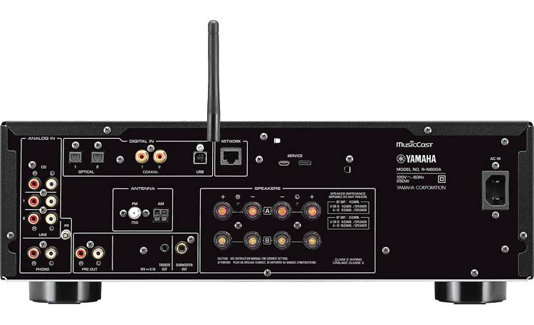 Yamaha R-N800A Stereo receiver with Wi-Fi, Bluetooth and Apple AirPlay 2 (Black) - R-N800ABL