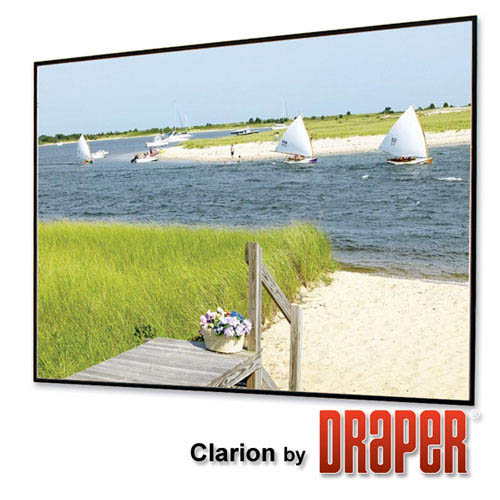 Draper 252203 Clarion 122 diag. (65x104) - Widescreen [16:10] - Grey XH600V 0.6 Gain - Draper-252203