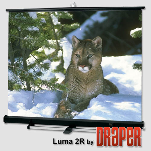 Draper 211019 Luma 2/R with Black Carpeted Case 180 diag. (108x144) - Video [4:3] - 1.0 Gain - Draper-211019