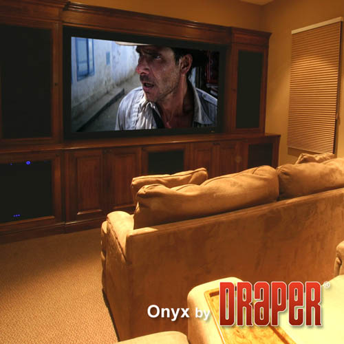 Draper 253753FN Onyx with Veltex 132 diag. (52x122) - CinemaScope [2.35:1] - 1.3 Gain - Draper-253753FN