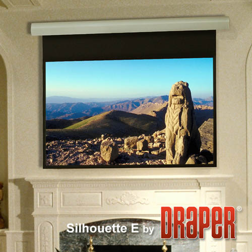 Draper 108301EH-Black Silhouette/Series E 73 diag. (36x64) - HDTV [16:9] - 1.5 Gain - Draper-108301EH-Black