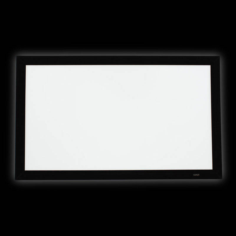 EluneVision 92" (45x80) 16:9 Reference Studio 4K Fixed 1.0 Gain Projector Screen - Elune-F3-92-4K