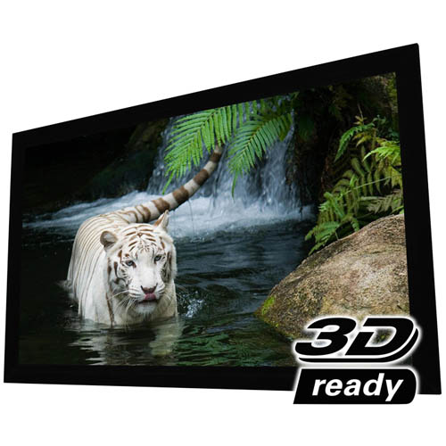 EluneVision 135" (66x118) 16:9 Reference Studio 4K Fixed 1.0 Gain Projector Screen - Elune-F3-135-4k